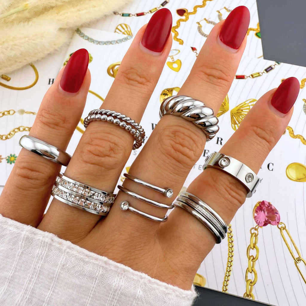 Aros de Acero Inoxidable Minimalistas