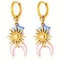 Aretes Luna Sol