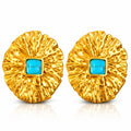 Aretes Luna Turquesa