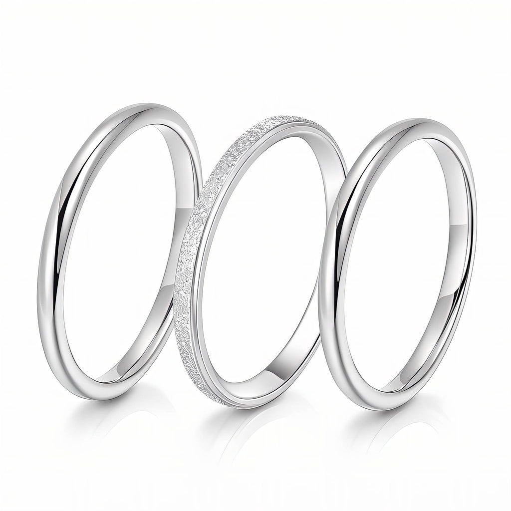 Aros de Acero Inoxidable Minimalistas